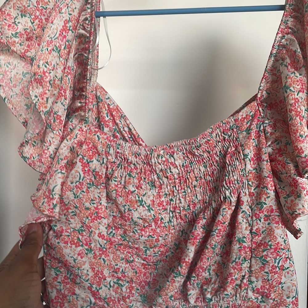 Zara floral crop top - Picture 5 of 7